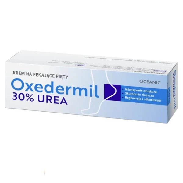 Oxedermil, krem na pękające pięty z mocznikiem 30% i kwasem mlekowym, 50ml