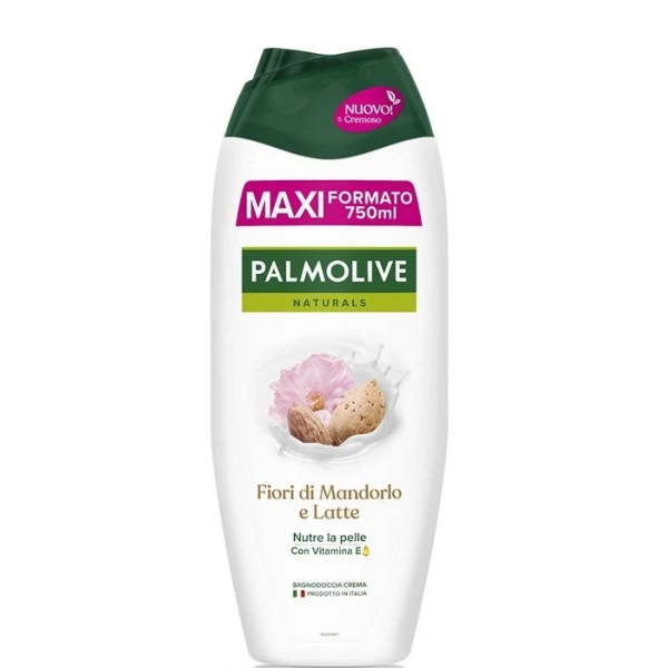 Palmolive Naturals Almond Milk, żel pod prysznic z mlekiem migdałowym i witaminą E, zapach pudrowy, 750ml