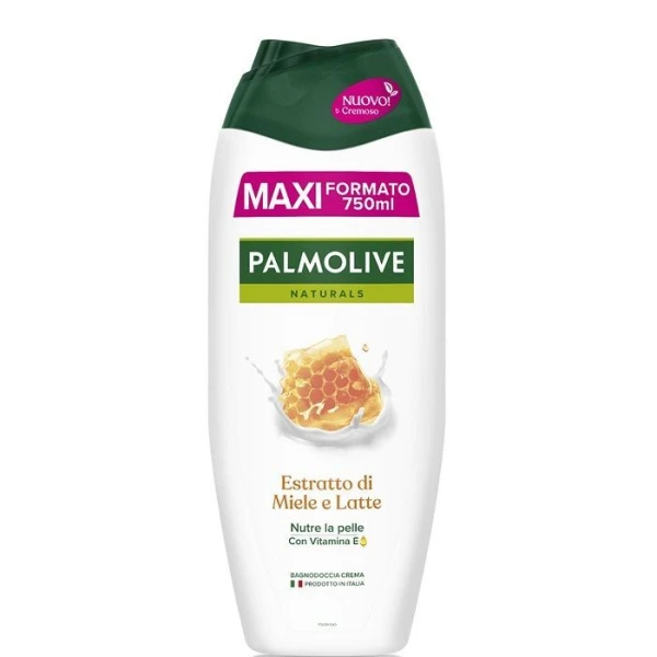 Palmolive Naturals Milk & Honey, żel pod prysznic z mlekiem migdałowym i witaminą E, zapach miodu, 750ml