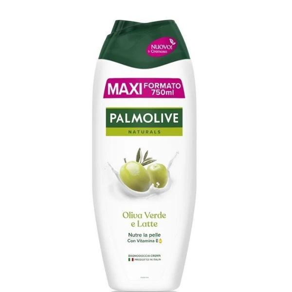 Palmolive Naturals Olive & Milk, żel pod prysznic z mlekiem migdałowym i witaminą E, zapach oliwkowy, 750ml