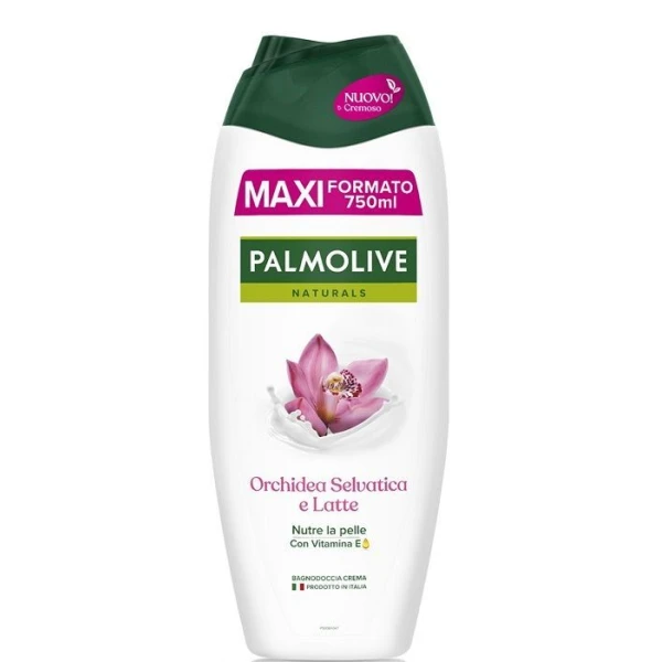 Palmolive Naturals Orchid & Milk, żel pod prysznic z mlekiem migdałowym i witaminą E, zapach kwiatowy, 750ml