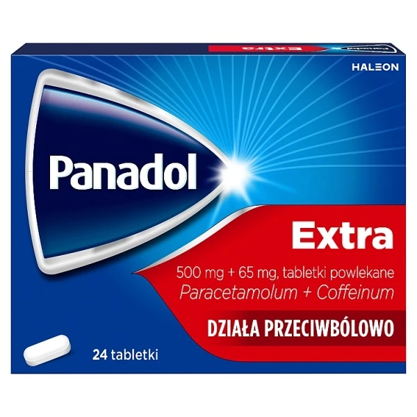Panadol Extra (500mg+65mg), 24 tabletki