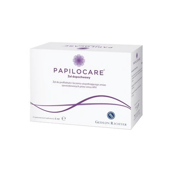 Papilocare, żel dopochwowy, 21 aplikatorów po 5ml