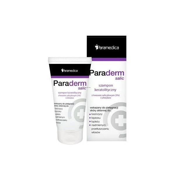 Paraderm Salic, szampon keratolityczny z kwasem salicylowym i ichtiolem, 150g