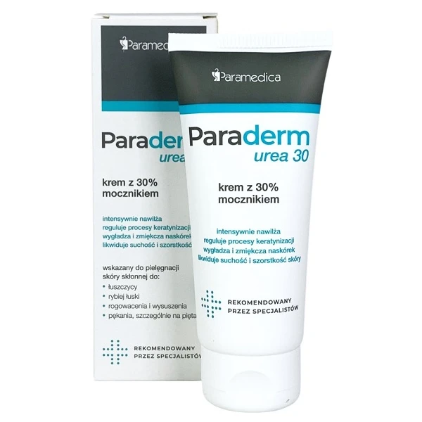Paraderm Urea 30, krem z 30% mocznikiem, skóra skłonna do łuszczycy, 100g
