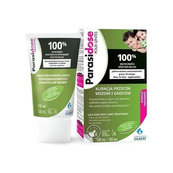Parasidose, kuracja przeciw wszom i gnidom, 100ml
