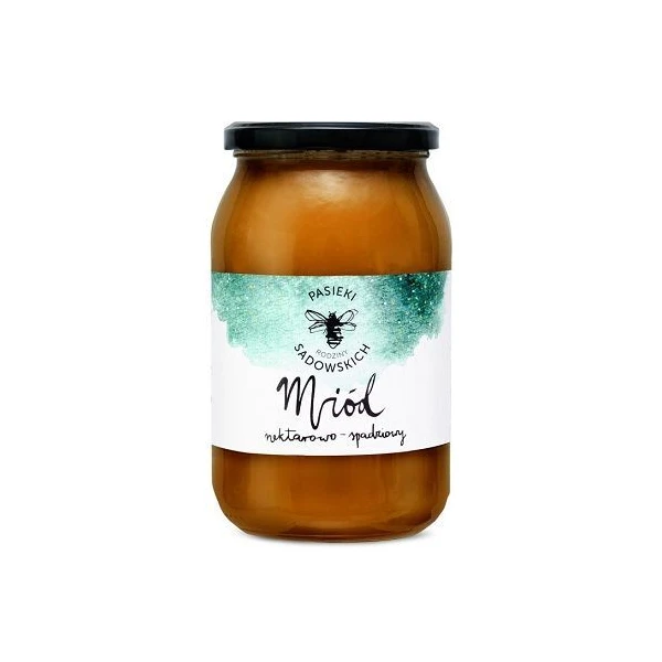 Pasieki Rodziny Sadowskich, miód nektarowo-spadziowy, 1200g