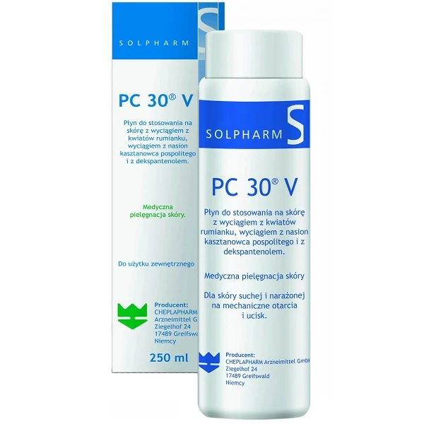 PC 30 V, płyn pielęgnacyjny do skóry suchej i narażonej na ucisk i otarcia, 250ml