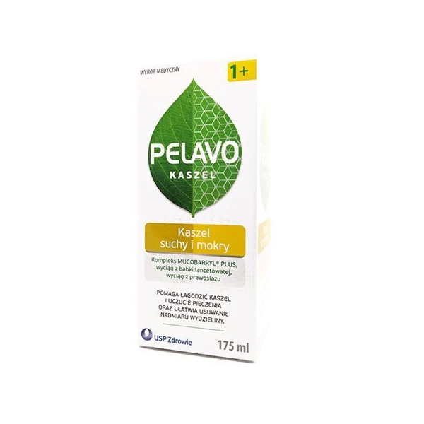 Pelavo Kaszel, kaszel suchy i mokry, syrop, po 1 roku życia, 175ml