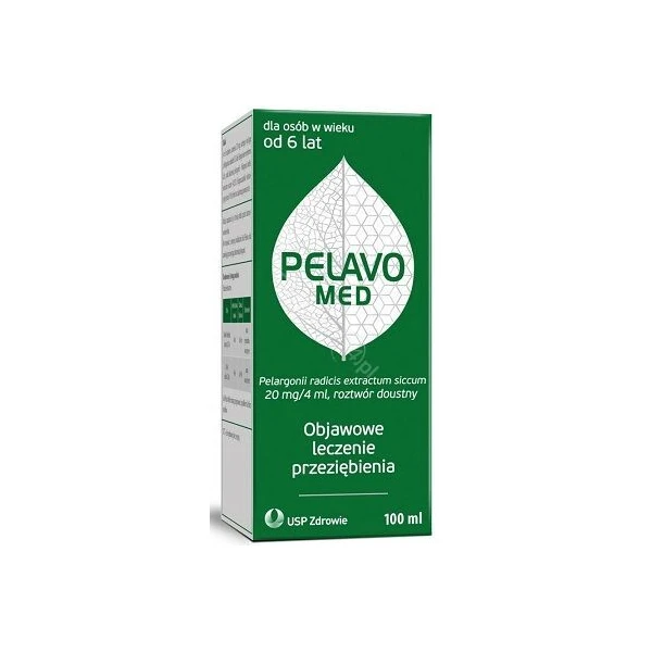 Pelavo Med 20mg/4ml, roztwór doustny, dla dorosłych i dzieci powyżej 6 roku życia, 100ml