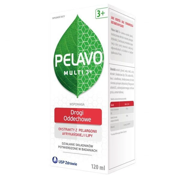Pelavo Multi 3+, syrop, smak malinowy, po 3 roku życia, 120ml