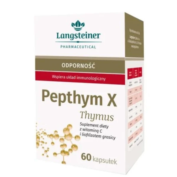 Pepthym X Thymus, 60 kapsułek