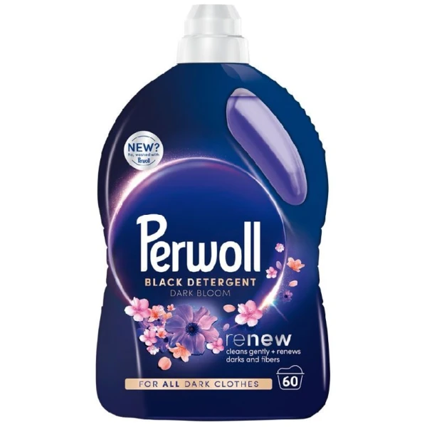 Perwoll Dark Bloom Renew, płyn do prania ciemnych tkanin, 3l