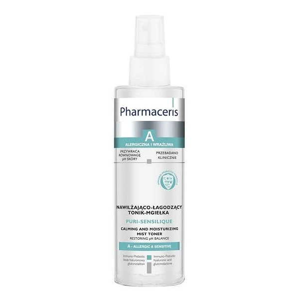 Pharmaceris A, Puri-Sensilique, tonik-mgiełka nawilżająco-łagodzący, 200ml