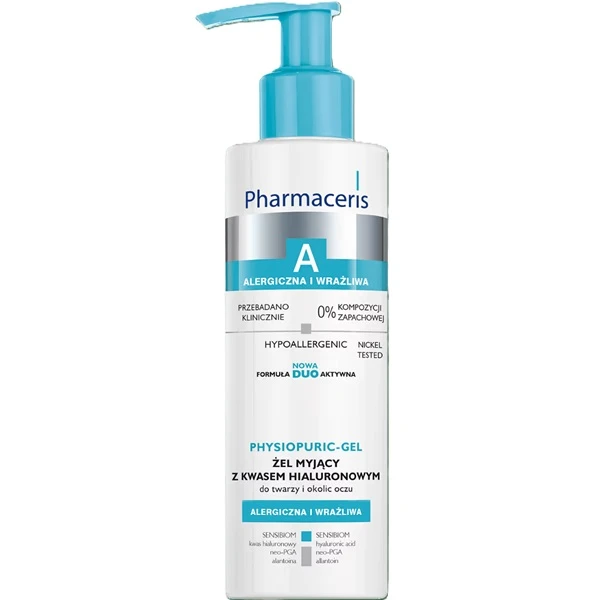 Pharmaceris A, Physiopuric-Gel, żel fizjologiczny do mycia twarzy i oczu, 190ml