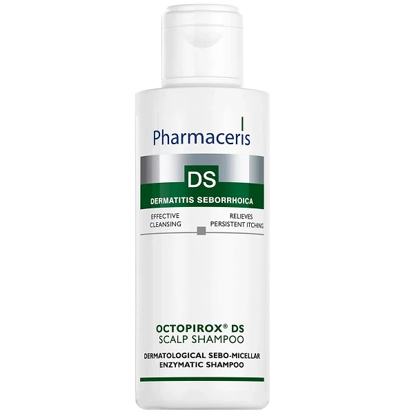 Pharmaceris DS, Octopirox, micelarny szampon enzymatyczny, skóra łojotokowa, 125ml