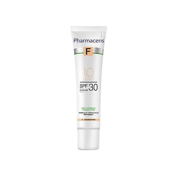 Pharmaceris F, Matt-Mineral-Correction, fluid matujący SPF 30, 10 - Light, 30ml