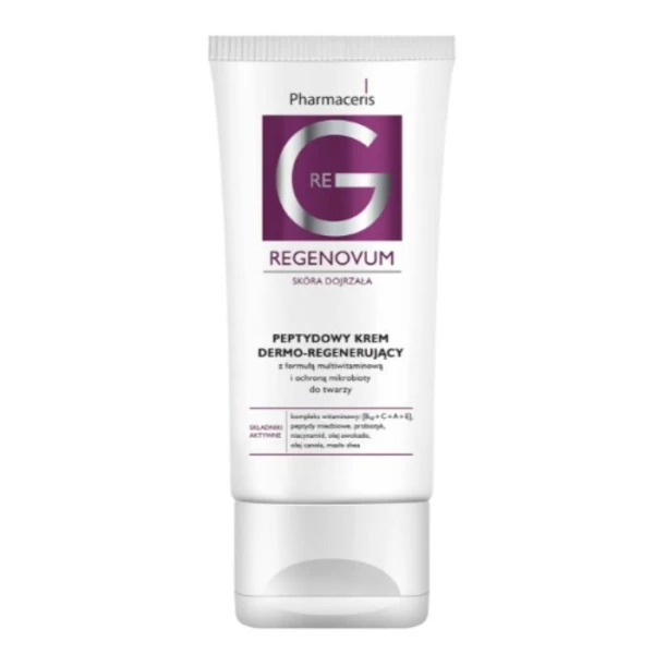 Pharmaceris G, Regenovum, krem peptydowy dermo-regenerujący do twarzy, z formułą multiwitaminową, 50ml