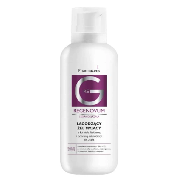 Pharmaceris G, Regenovum, żel myjący łagodzący do ciała, z formułą lipidową, 400ml