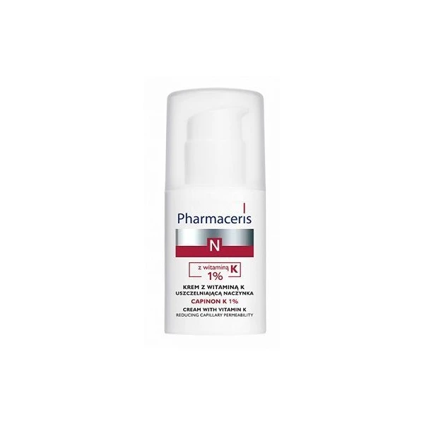 Pharmaceris N, Capinon K 1%, krem z witaminą K uszczelniający naczynka, 30ml