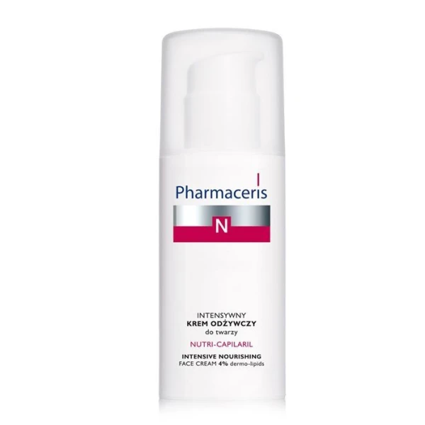 Pharmaceris N, Nutri-Capilaril, krem intensywnie odżywczy, skóra naczynkowa, 50ml