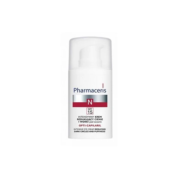 Pharmaceris N, Opti-Capilaril, krem intensywny redukujący cienie i worki pod oczami, 15ml