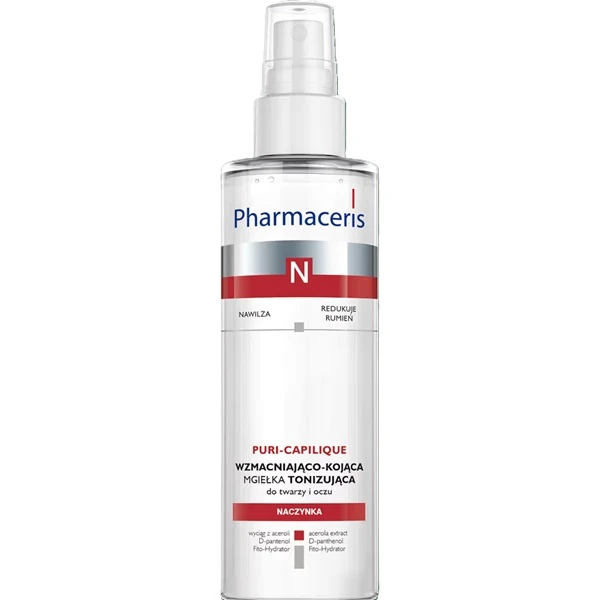 Pharmaceris N, Puri-Capilique, tonik-mgiełka wzmacniający, skóra naczynkowa, 200ml