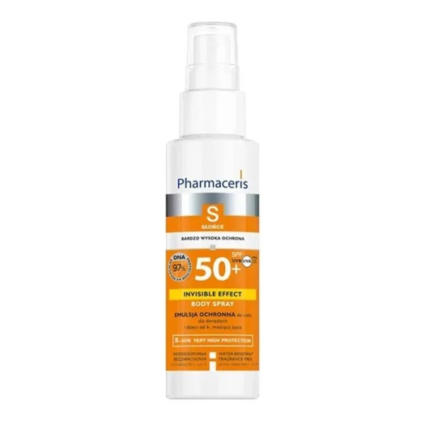 Pharmaceris S, Body Spray, emulsja ochronna SPF50+ do ciała, dla dorosłych i dzieci od 6 miesiąca życia, 150ml