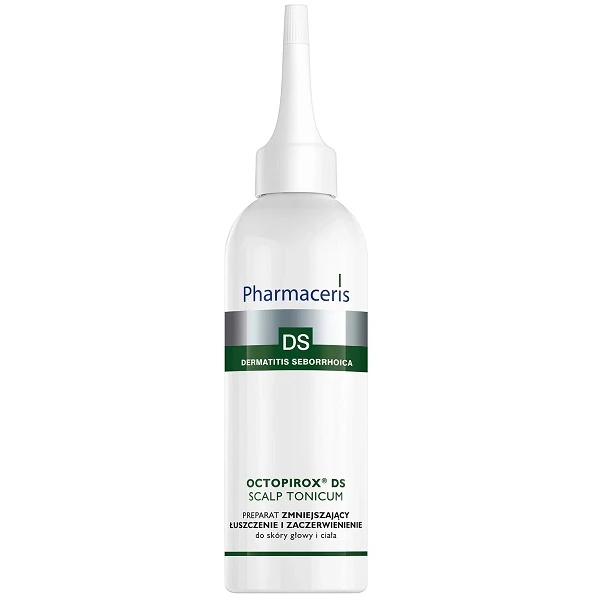 Pharmaceris DS, Octopirox, preparat zmniejszający łuszczenie i zaczerwienienie, do głowy i ciała, skóra łojotokowa,100ml