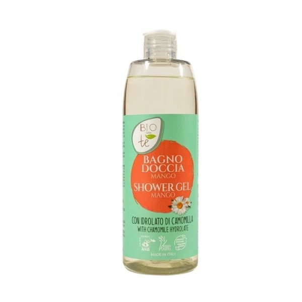 Pierpaoli Bioconte, żel pod prysznic mango, z ekologicznym hydrolatem z rumianku, 400ml