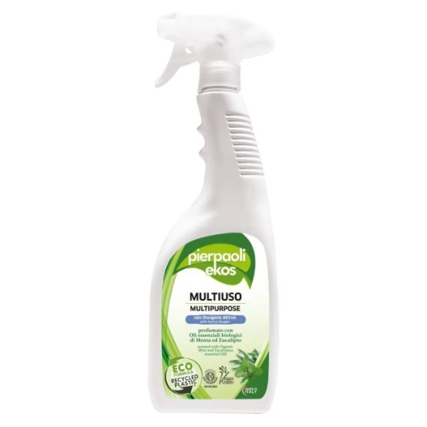 Pierpaoli Ekos, ekologiczny wielozadaniowy spray czyszczący z dodatkiem aktywnego tlenu, 750ml