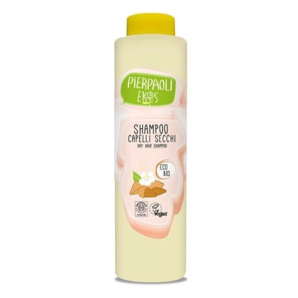 Pierpaoli Ekos, szampon do włosów suchych, z ekstraktem ze słodkich migdałów, 500ml