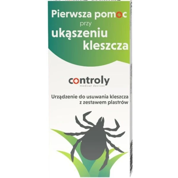 Pierwsza Pomoc przy ukąszeniu kleszcza Controly, 1 zestaw