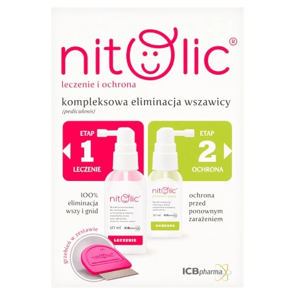 Pipi Nitolic Leczenie i  Ochrona, kompleksowa eliminacja wszawicy, 1 sztuka