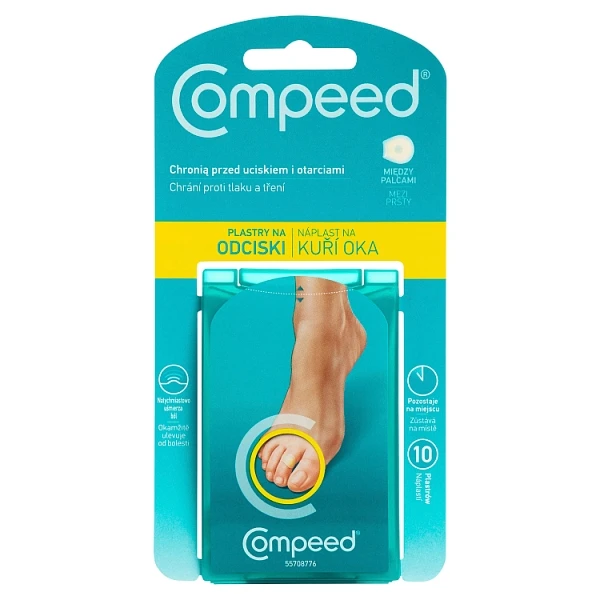 Plastry na odciski między palcami, Compeed, 10 sztuk