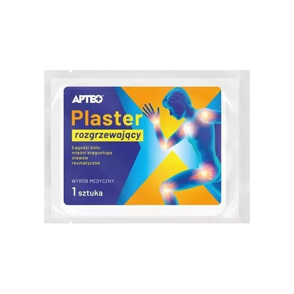 Plaster rozgrzewający, Apteo, 1 sztuka