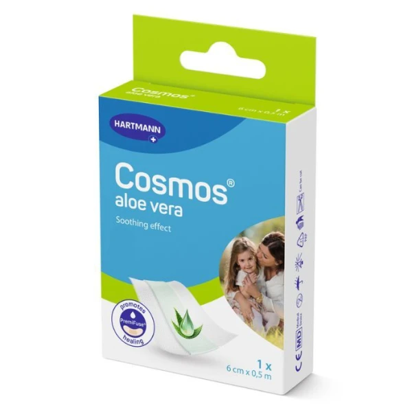 Plastry Cosmos Aloe Vera, do cięcia, 0,5m x 6cm, 1 sztuka