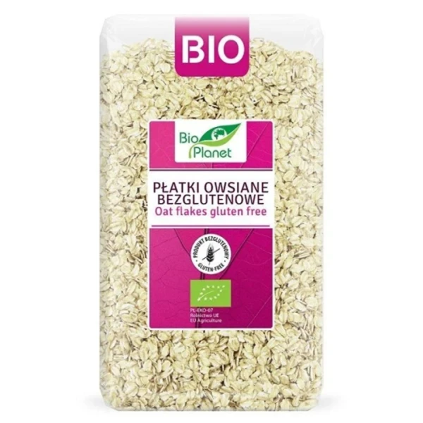Bio Planet, płatki owsiane, bezglutenowe, bio, 300g