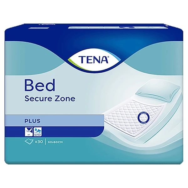 Tena Bed Plus, podkłady higieniczne, rozmiar 60x60cm, 30 sztuk