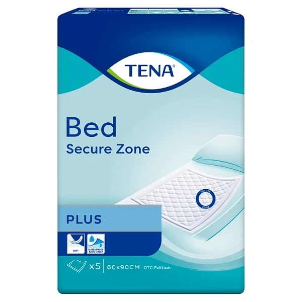 Tena Bed Plus, podkłady higieniczne, rozmiar 60x90cm, 5 sztuk