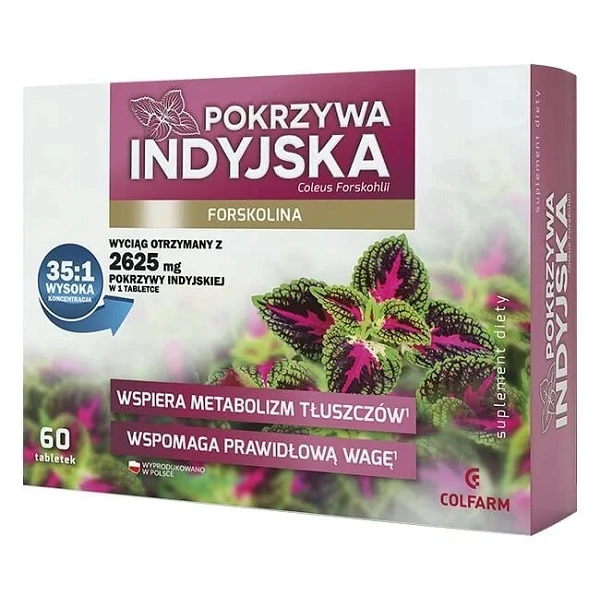 Pokrzywa Indyjska, 60 tabletek