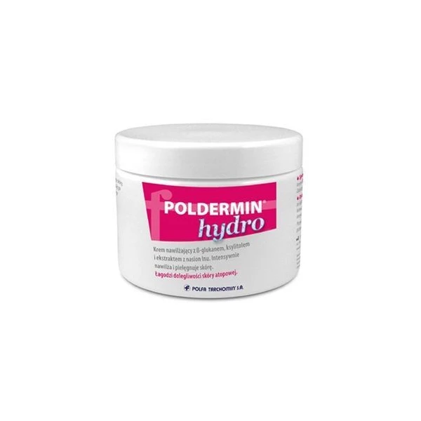 Poldermin Hydro, krem nawilżający, do skóry suchej i wrażliwej, 500 ml