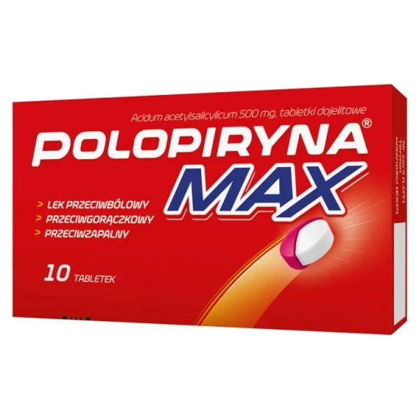 Polopiryna Max 500mg, 10 tabletek
