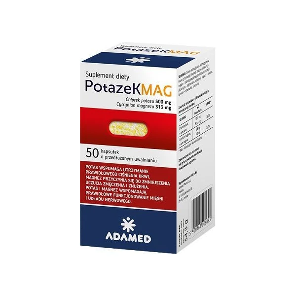 Potazek MAG, 50 kapsułek