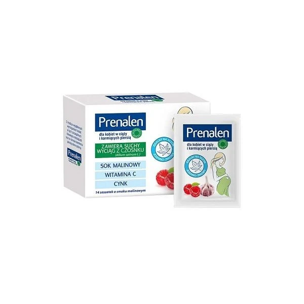Prenalen Protecta, proszek, smak malinowy, 14 saszetek
