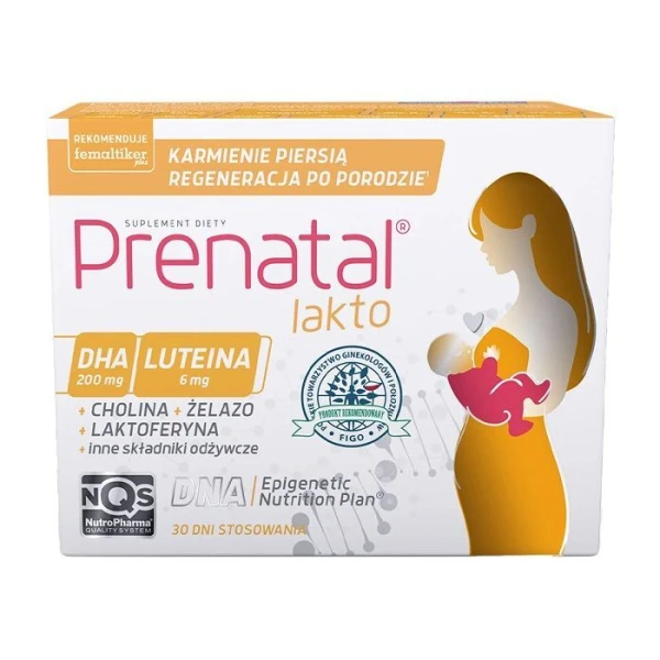Prenatal Lakto, 2 x 30 kapsułek