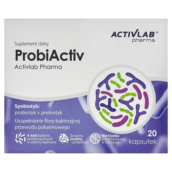 Activlab Pharma, ProbiActiv, 20 kapsułek