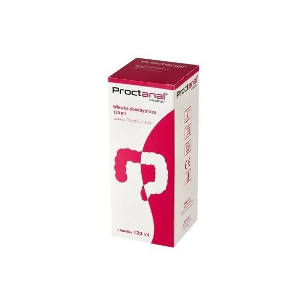 Proctanal enema, wlewka doodbytnicza, 120ml