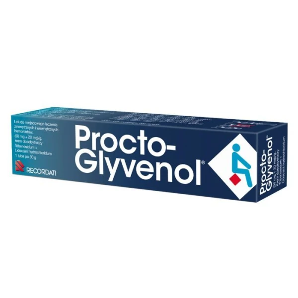 Procto-Glyvenol (50mg+20mg)/g, krem doodbytniczy, 30g