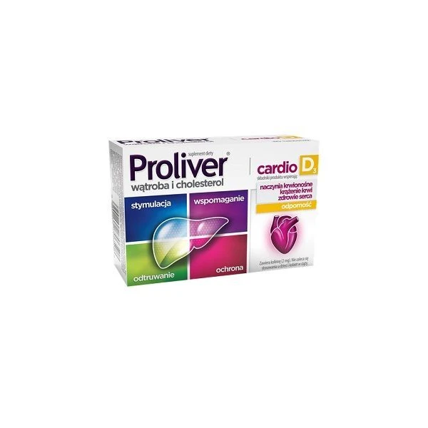 Proliver Cardio D3, 30 tabletek